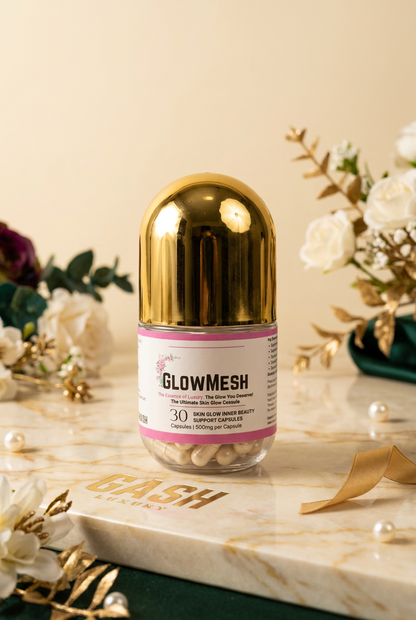 GlowMesh Herbal Supplements for Glowing Skin, Hair & Nails