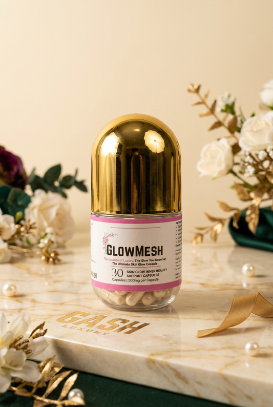 GlowMesh Herbal Supplements for Glowing Skin, Hair & Nails