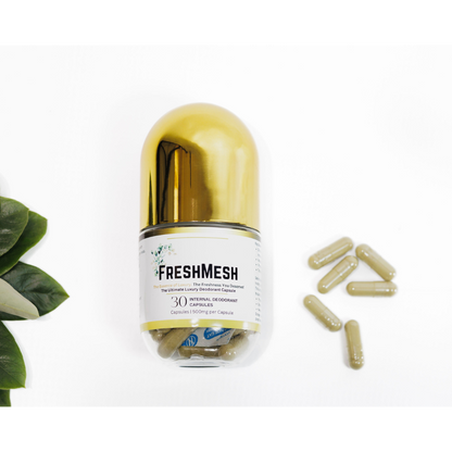 FreshMesh Internal Deodorant Supplements – Body Odor Control for Daily Freshness