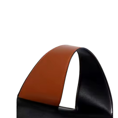 Lufuno Virtue Handbag - Black and mocha Brown