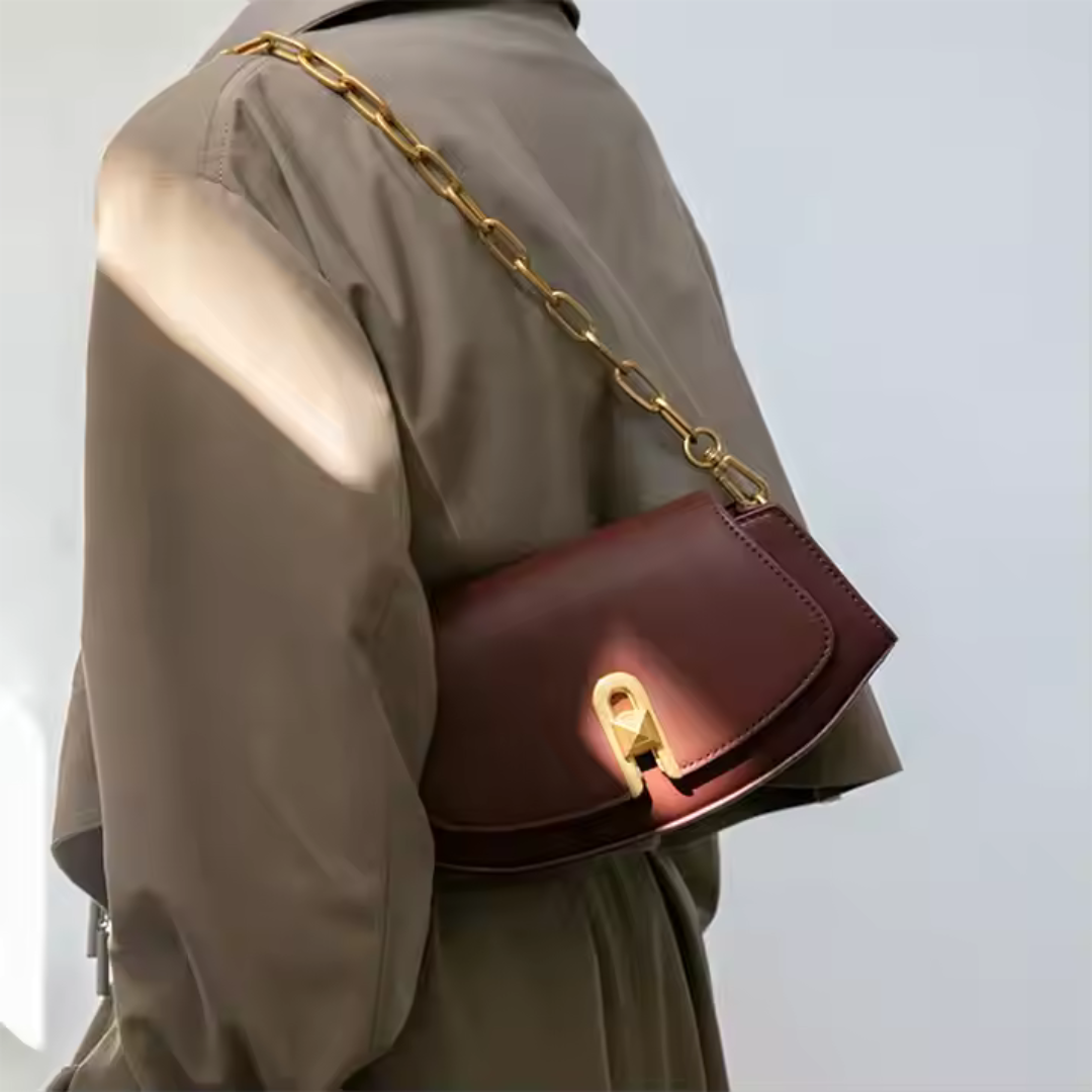 Aphiwe Astrocrat  Handbag - Mocha Brown